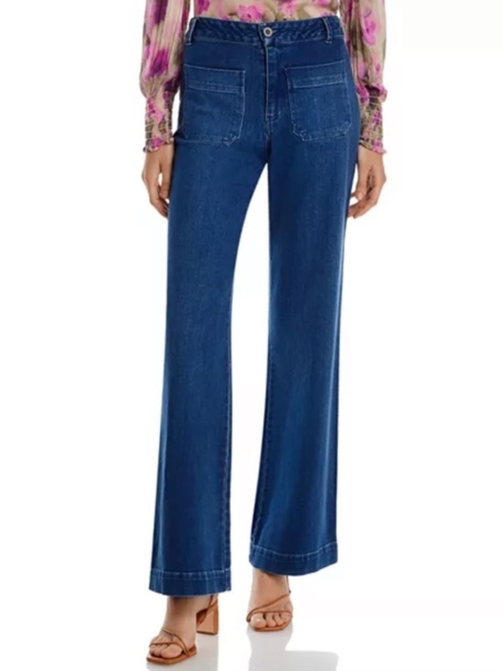 Bella Dahl Lola Two Pocket High Rise Wide Leg Jeans size 29
